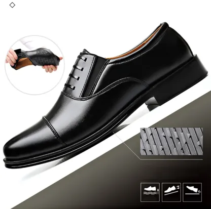 ⏰Last Day! 50% OFF 🔥 Men's Business Formal Leather Shoes | Handcrafted & Premium