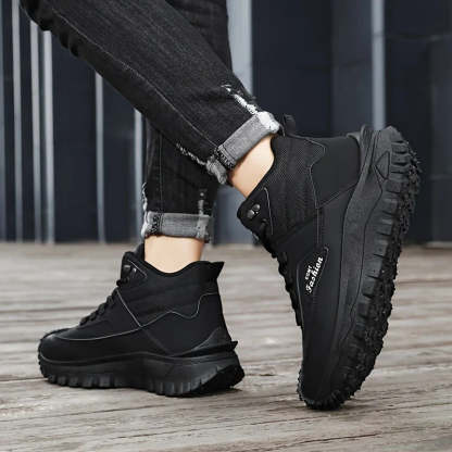 (⏰Zeitlich begrenzter Verkauf, 70 % RABATT) Arbeits- und Wanderstiefel für Herren – wasserdicht, rutschfest, durchstich- und bruchfest, breite Zehenpartie, Fußgewölbeunterstützung