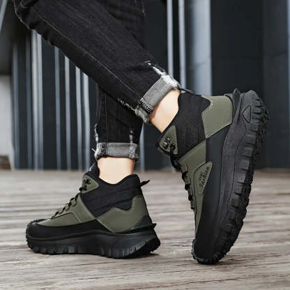 (⏰Zeitlich begrenzter Verkauf, 70 % RABATT) Arbeits- und Wanderstiefel für Herren – wasserdicht, rutschfest, durchstich- und bruchfest, breite Zehenpartie, Fußgewölbeunterstützung