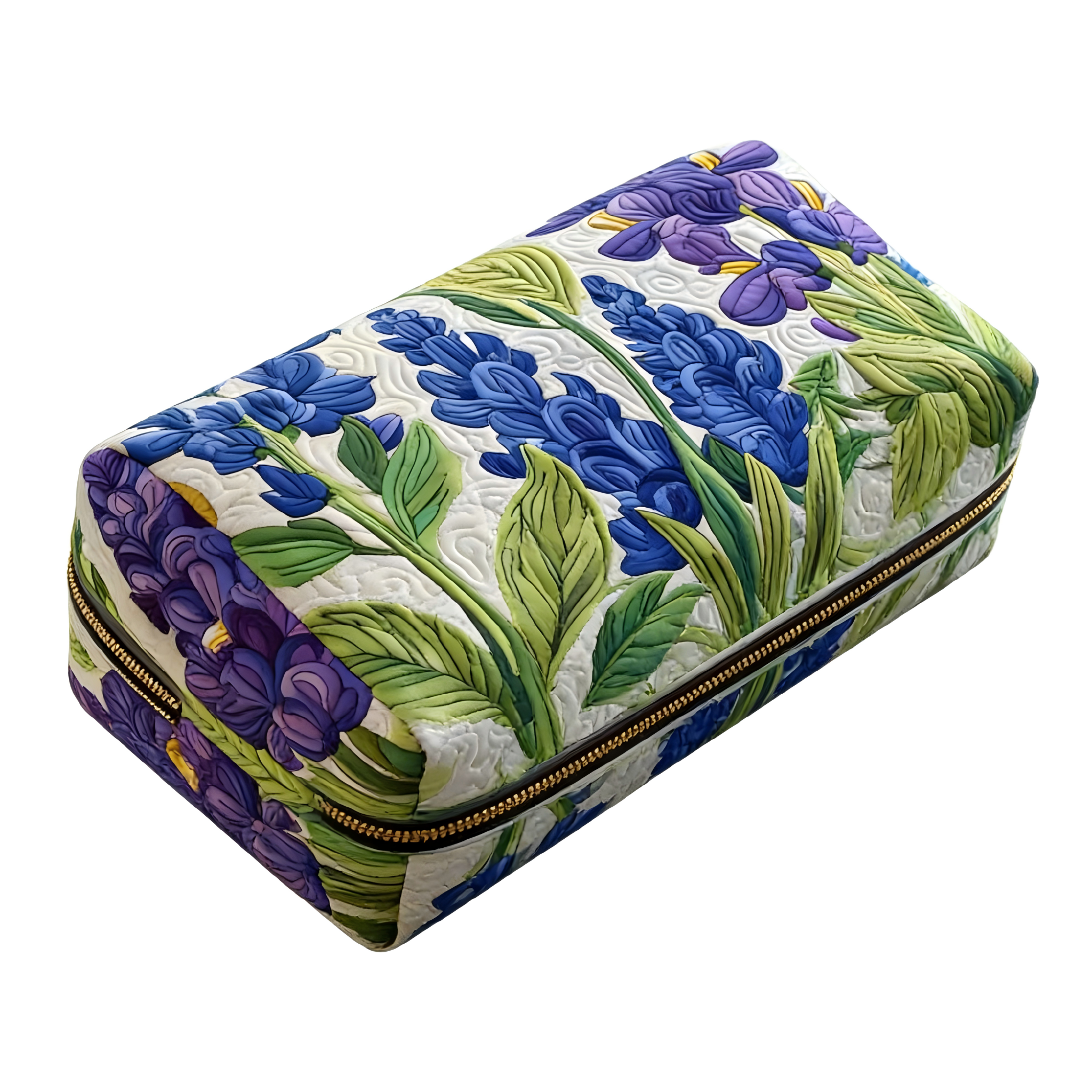 Bloom of Light Quilted Makeup Bag 