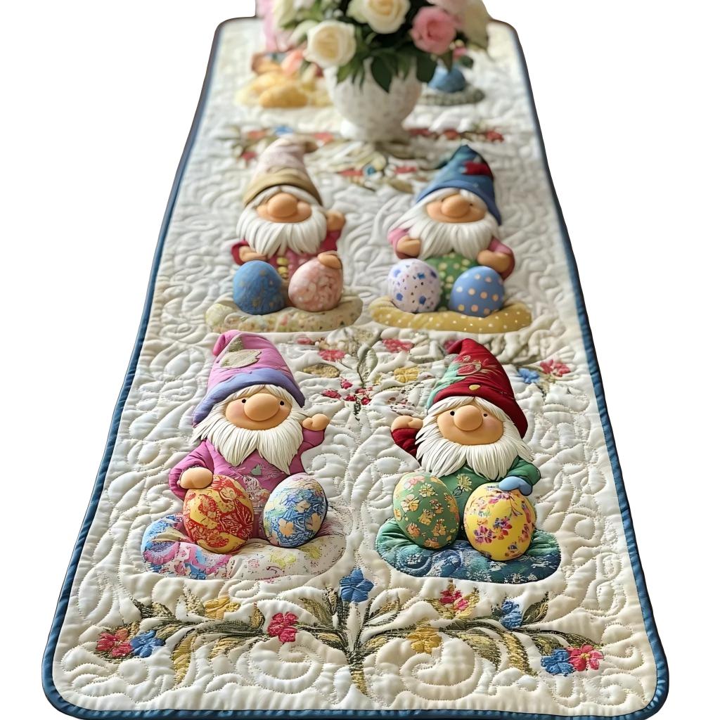 Gnome Blessing Quilted Table Runner