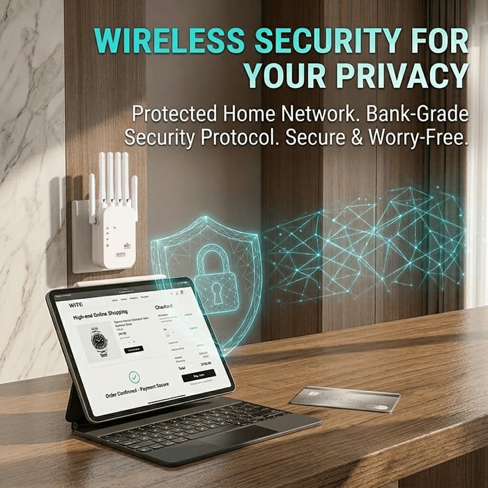  1200Mbps Ultra-Speed WiFi Repeater