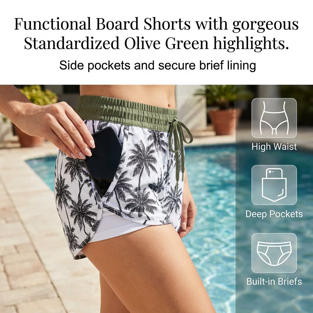 ⏰LAST DAY 50% OFF - 3 Piece Tankini with Shorts 🔥