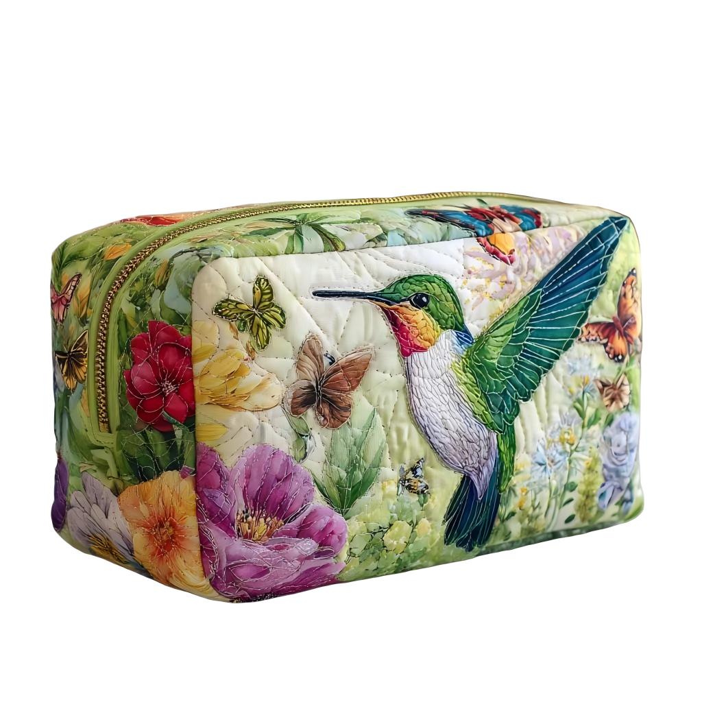 Bloom Dance Quilted Makeup Bag 