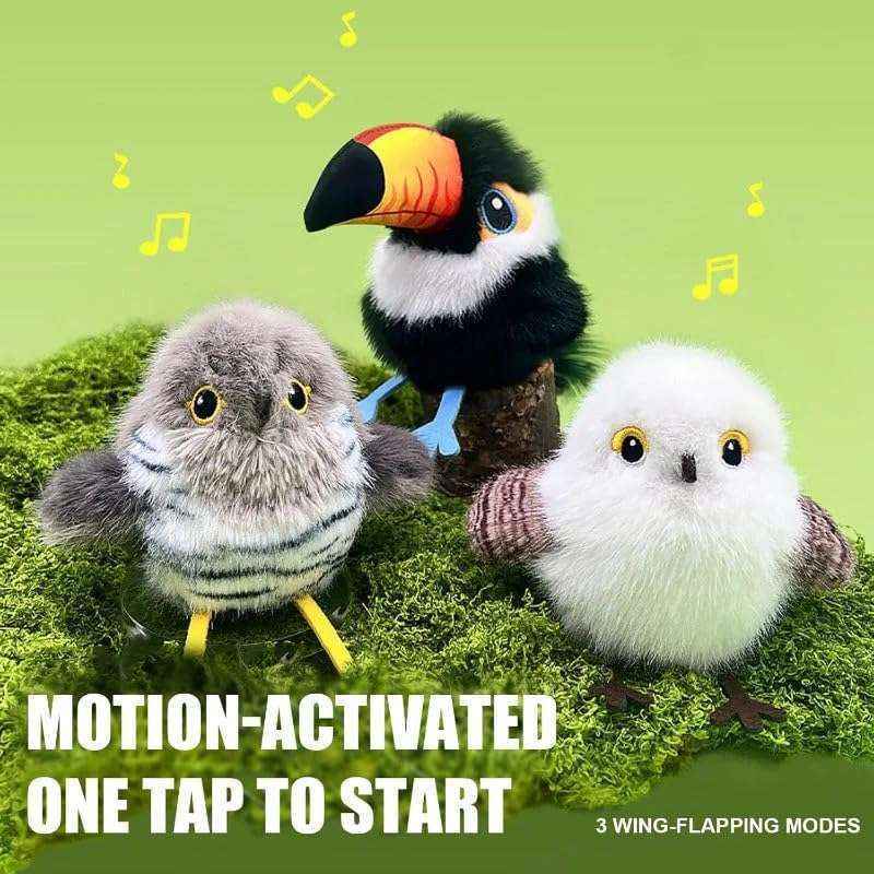 🎅Top Christmas Gift 2026 🎉Rechargeable Flapping Bird Cat Toy