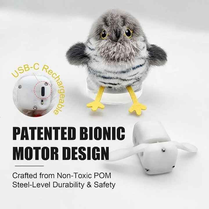 🎅Top Christmas Gift 2026 🎉Rechargeable Flapping Bird Cat Toy