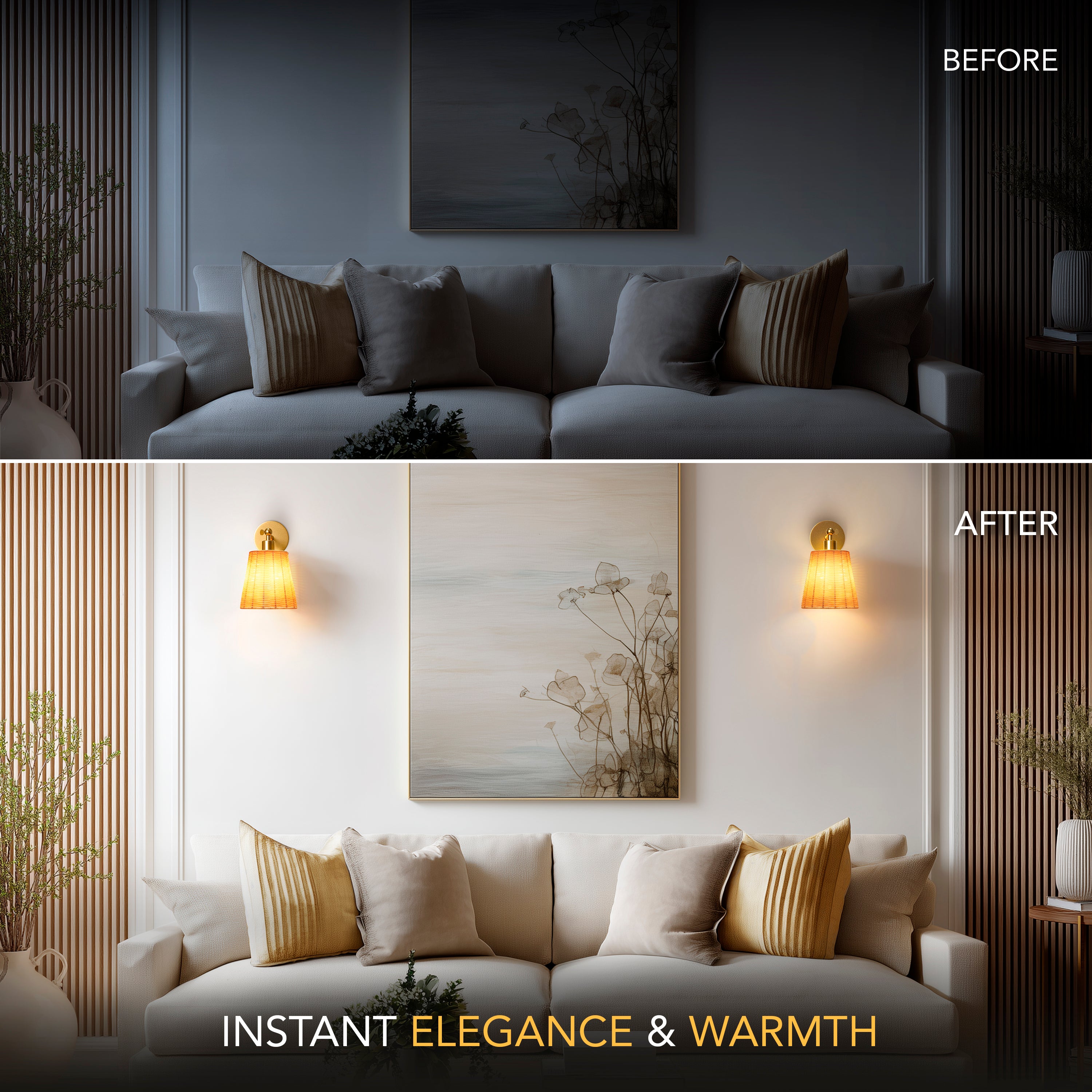 New Arrivals🔥 Natural Wireless Wall Sconce