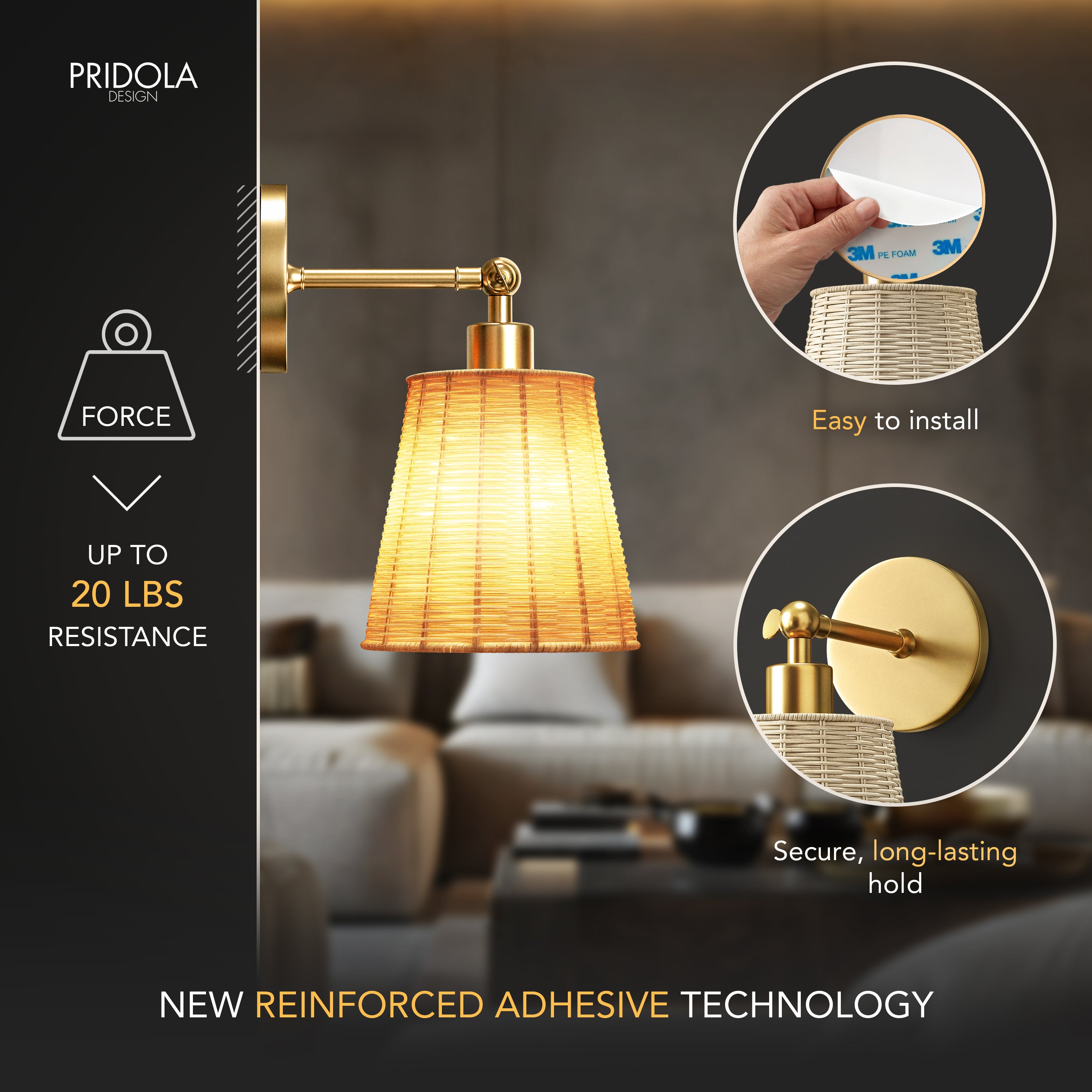 New Arrivals🔥 Natural Wireless Wall Sconce
