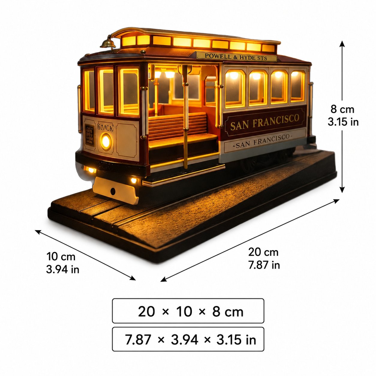 🔥Flash Sale 49% OFF-San Francisco Cable Car Lamp