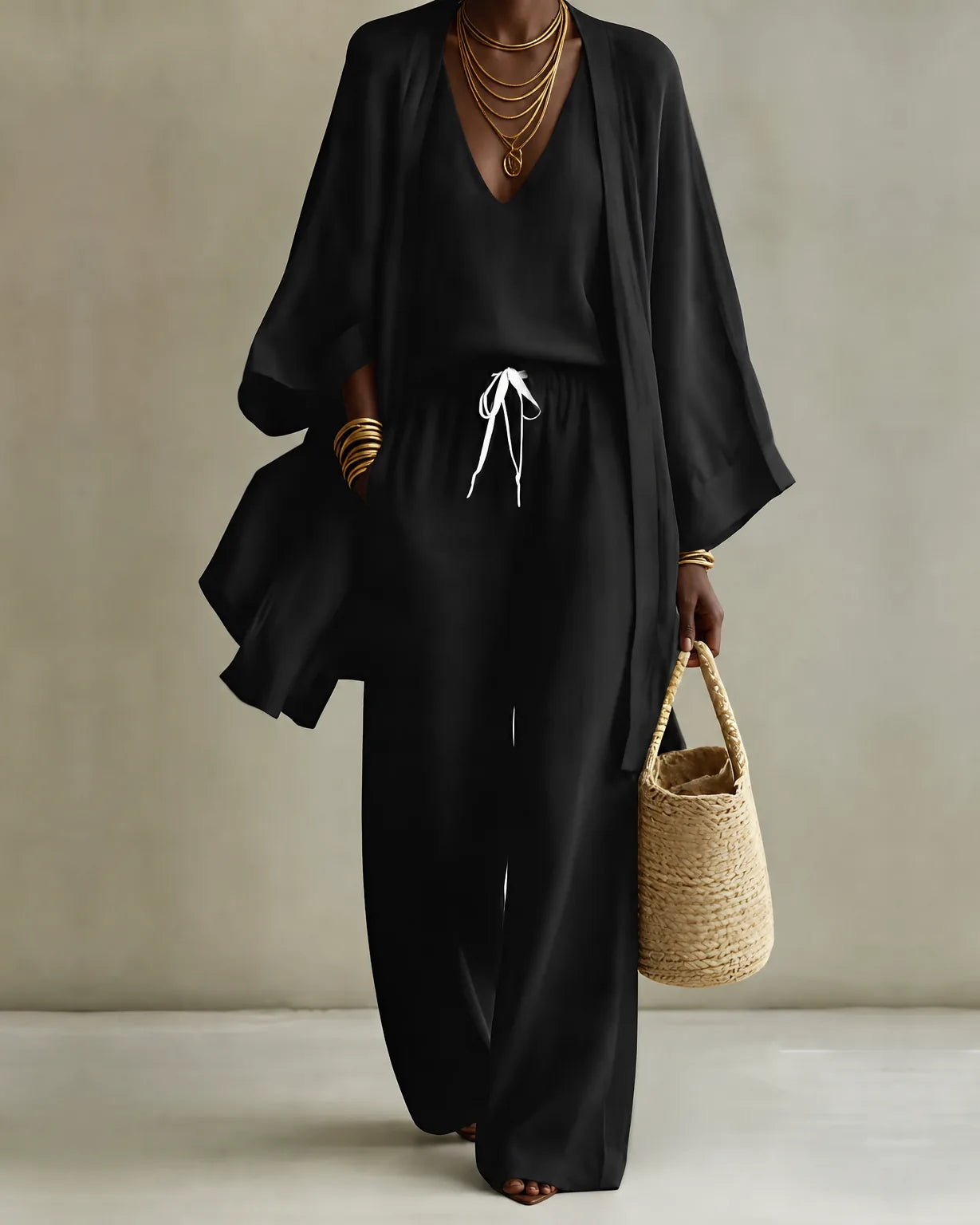 HOT SALE💥 3-piece Linen Look Set