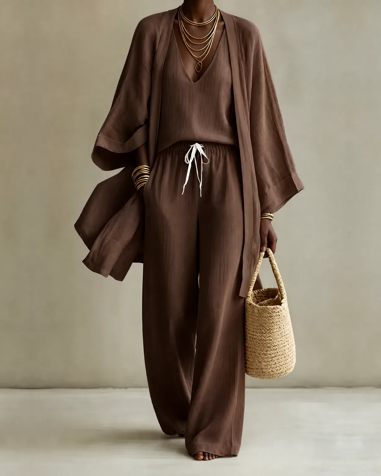 HOT SALE💥 3-piece Linen Look Set