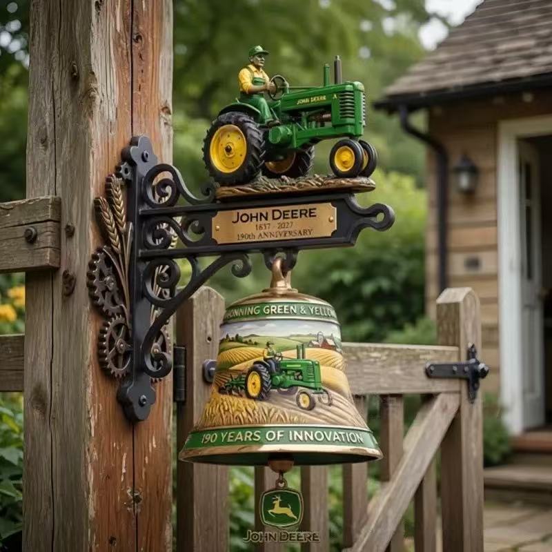 🚜 John Deere 190th Anniversary Decorative Bell 🌾