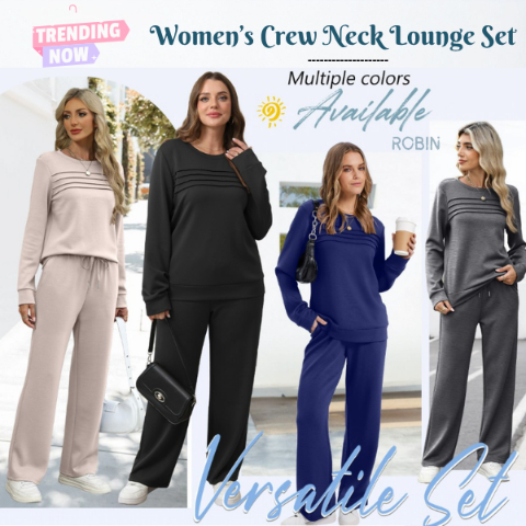CLEARANCE SALE🔥 Women's 2 Piece Sets Sweatshirt Casual Travel Outfits