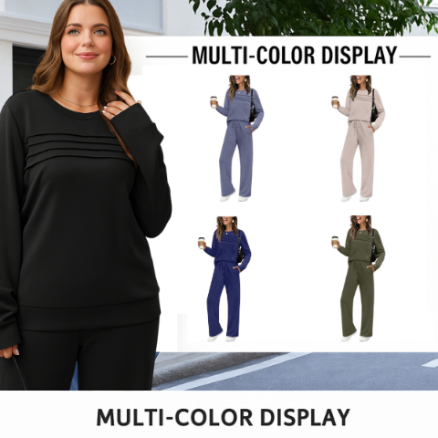 CLEARANCE SALE🔥 Women's 2 Piece Sets Sweatshirt Casual Travel Outfits