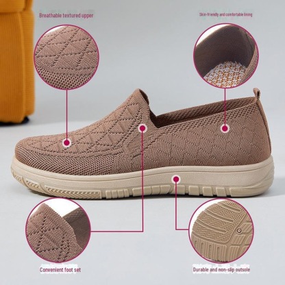 🔥New Arraivls🔥- Women's comfortable breathable knitted sneakers