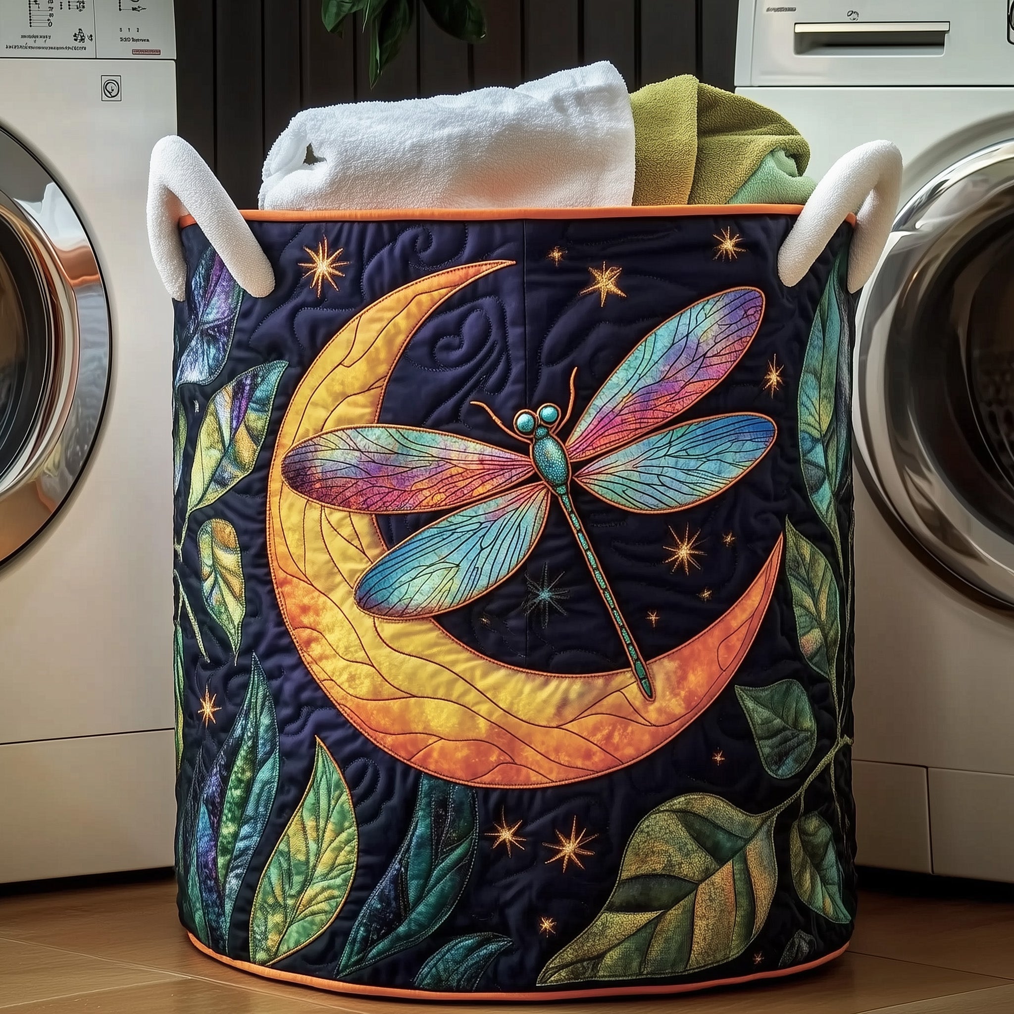 Dreamy Dragonfly Quilted Laundry Basket GFTOTG385
