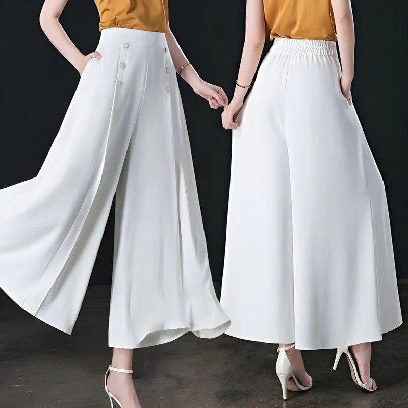 Valcero Elegant Wide-Leg Pants - Instantly flatters your figure