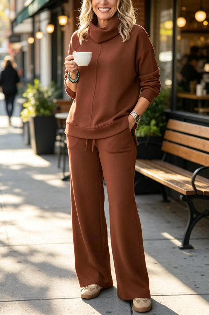 Thalia - Two-Piece Travel Set with Turtleneck