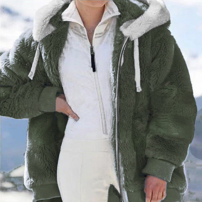 Casual Vintage Oversized Zipper Jacket