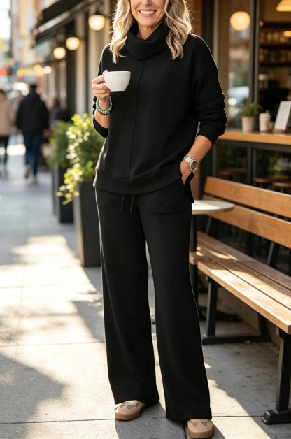 Thalia - Two-Piece Travel Set with Turtleneck