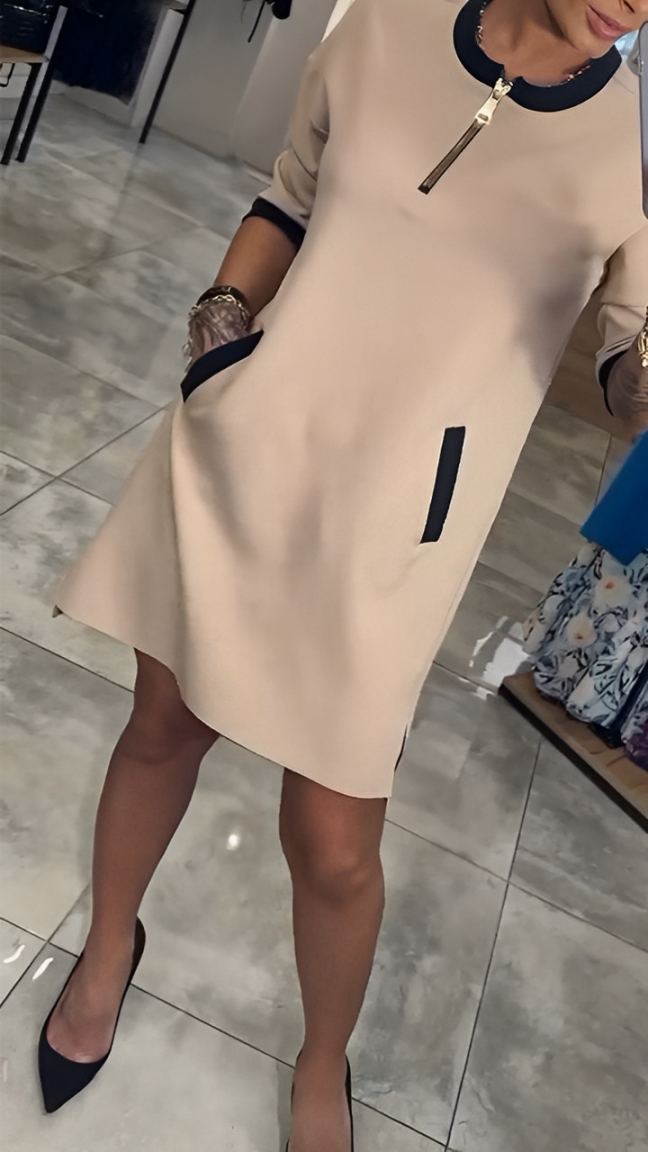 Vestido Manga Corta Lottie