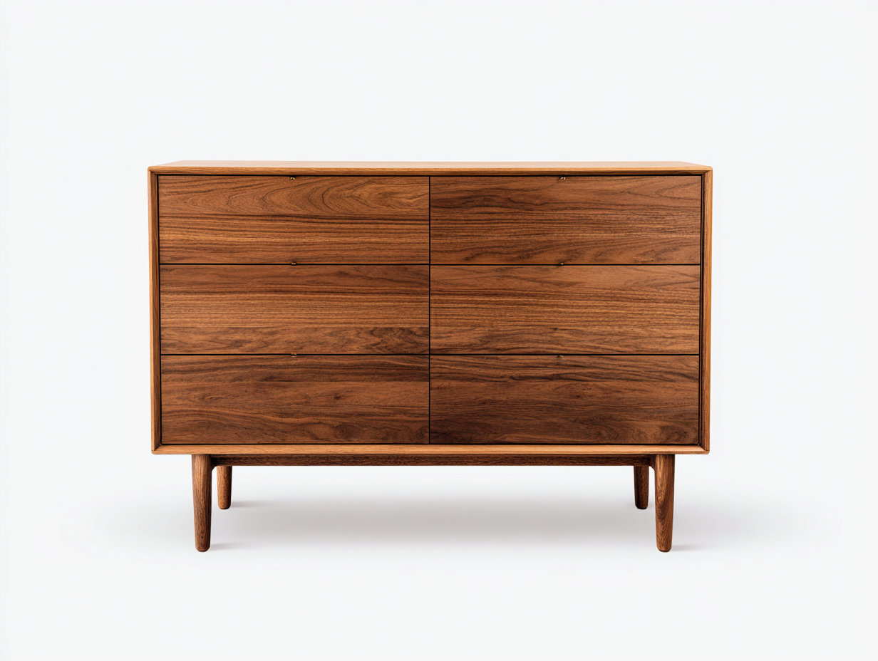 Credenza 140x45x80 cm Noce Stile moderno