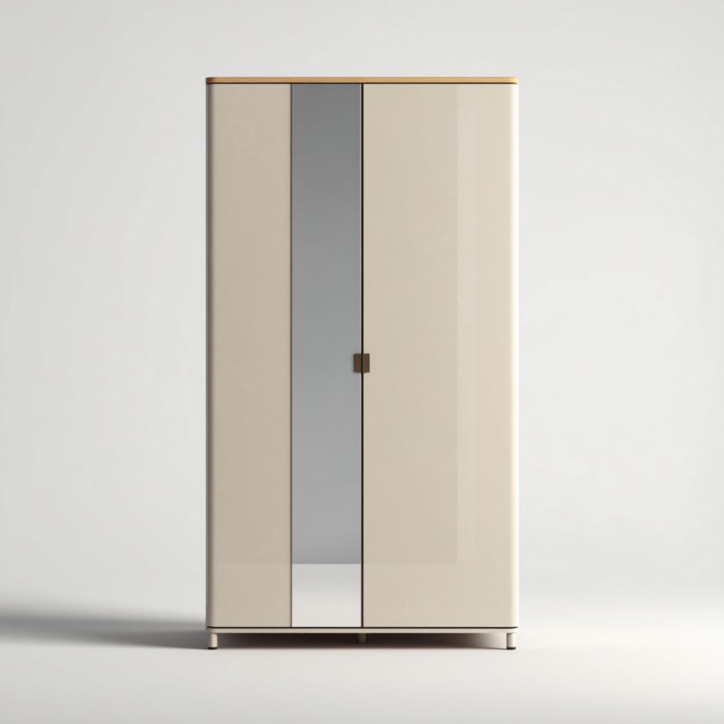 Armoire avec miroir et portes-Gain Furniture