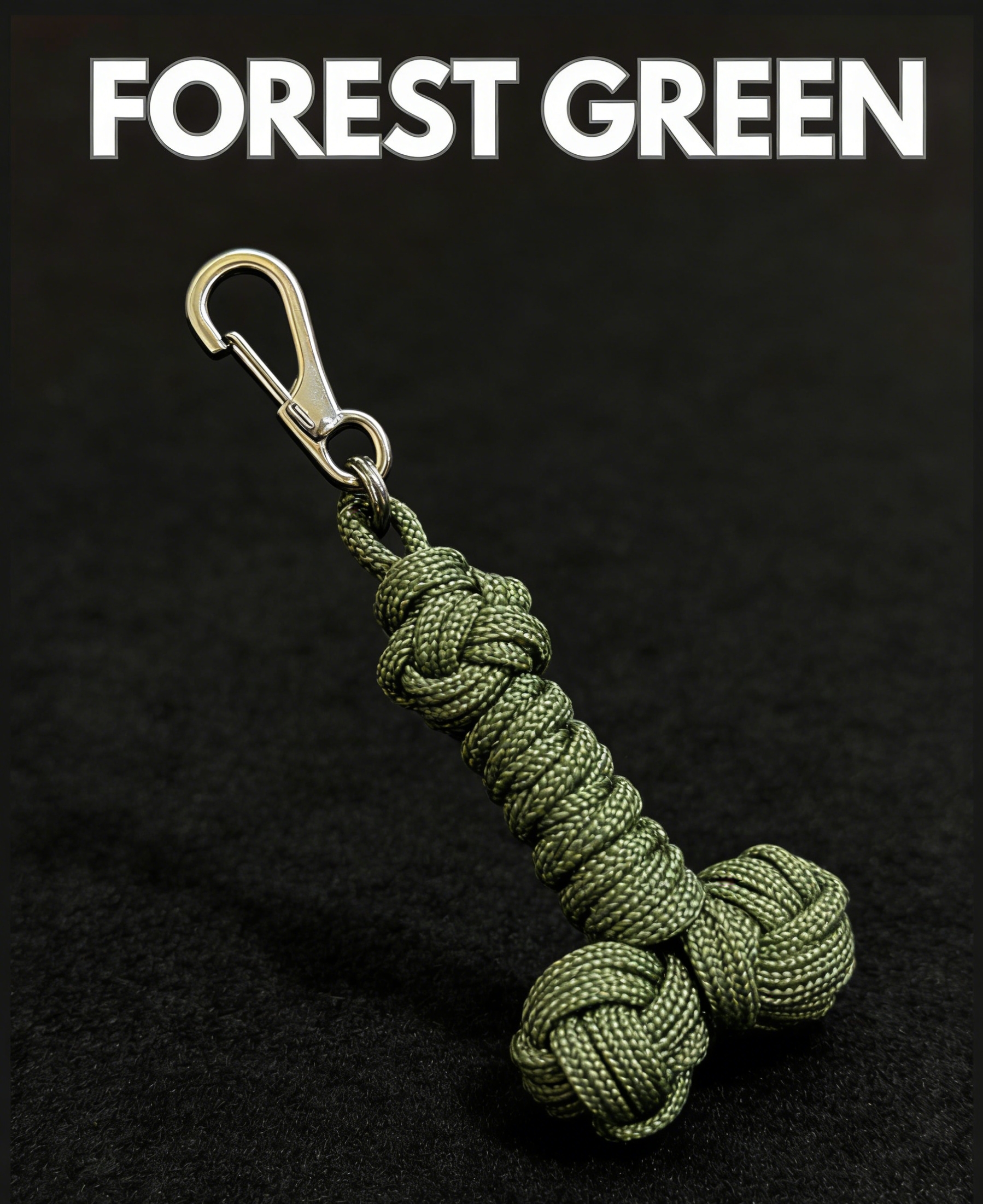 Handmade Paracord Lanyard: Tactical Survival Zipper Pull