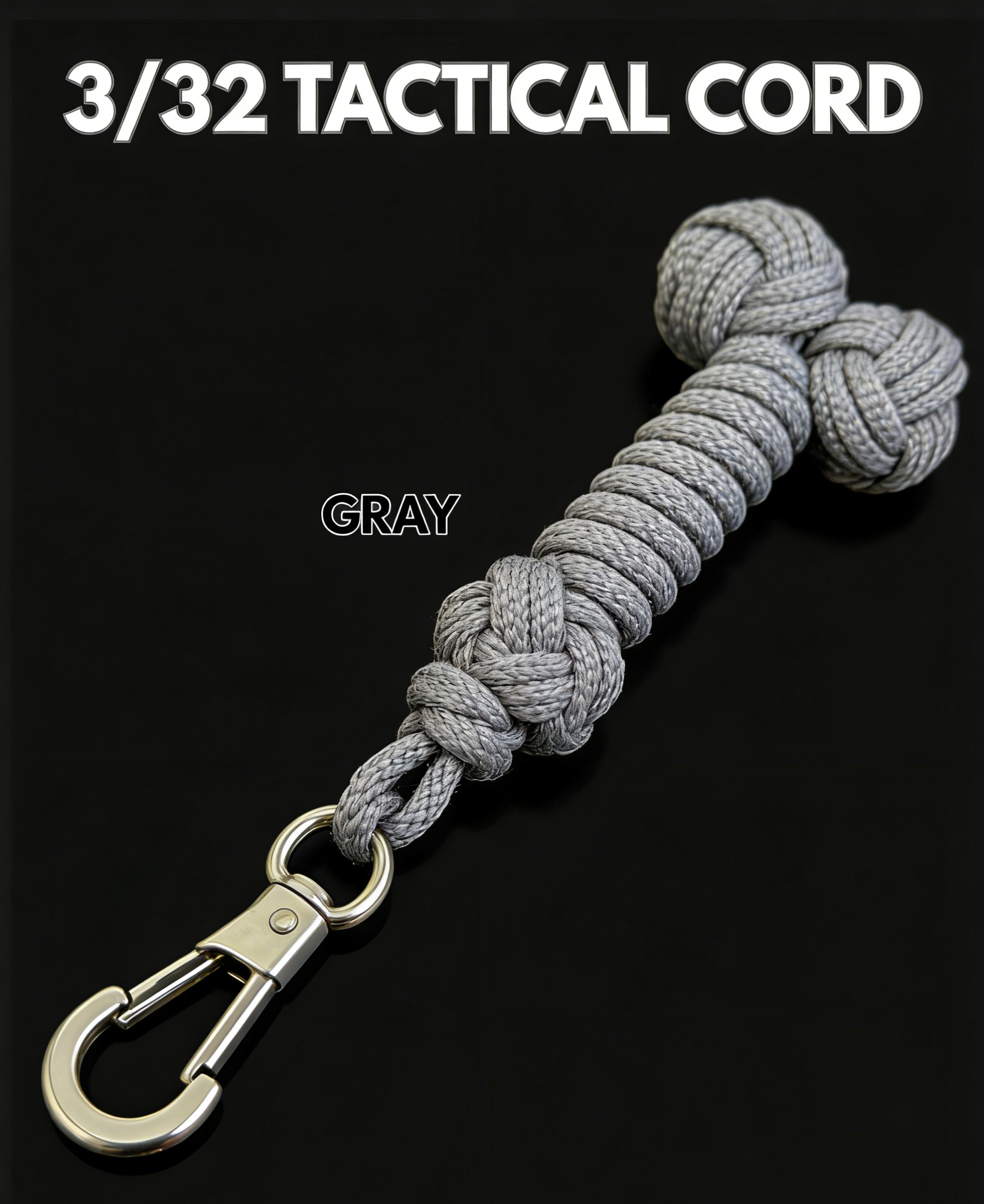 Handmade Paracord Lanyard: Tactical Survival Zipper Pull