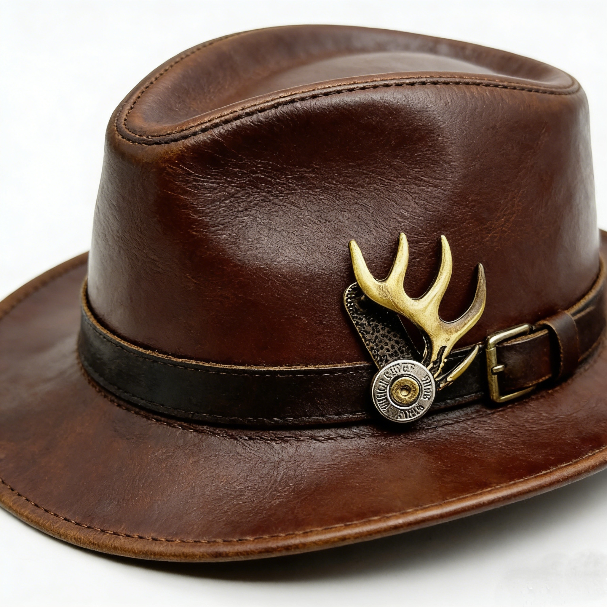 Simple Style Antler Brooch Lightweight Luxury Accessory for Women & Men