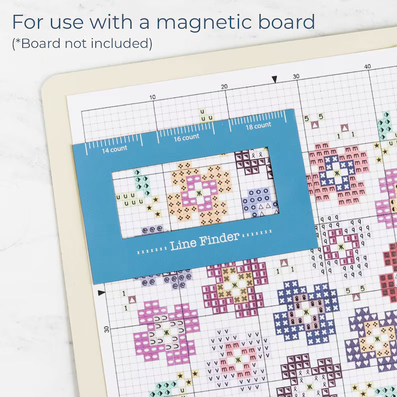 Cross Stitch Magnetic Line Finder