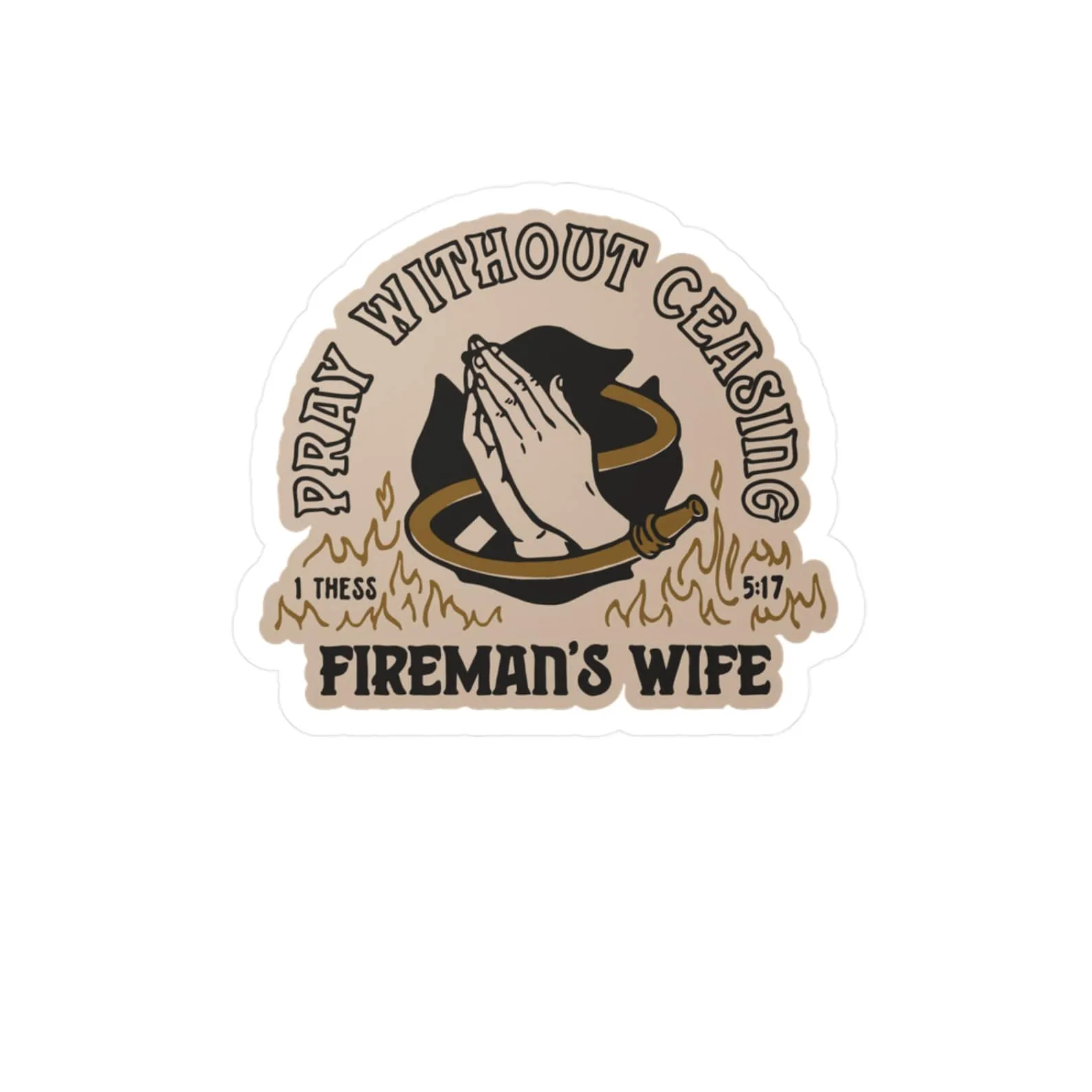 Firefighter Helmet Scripture Stickers