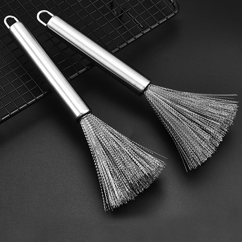Stainless steel pot brush