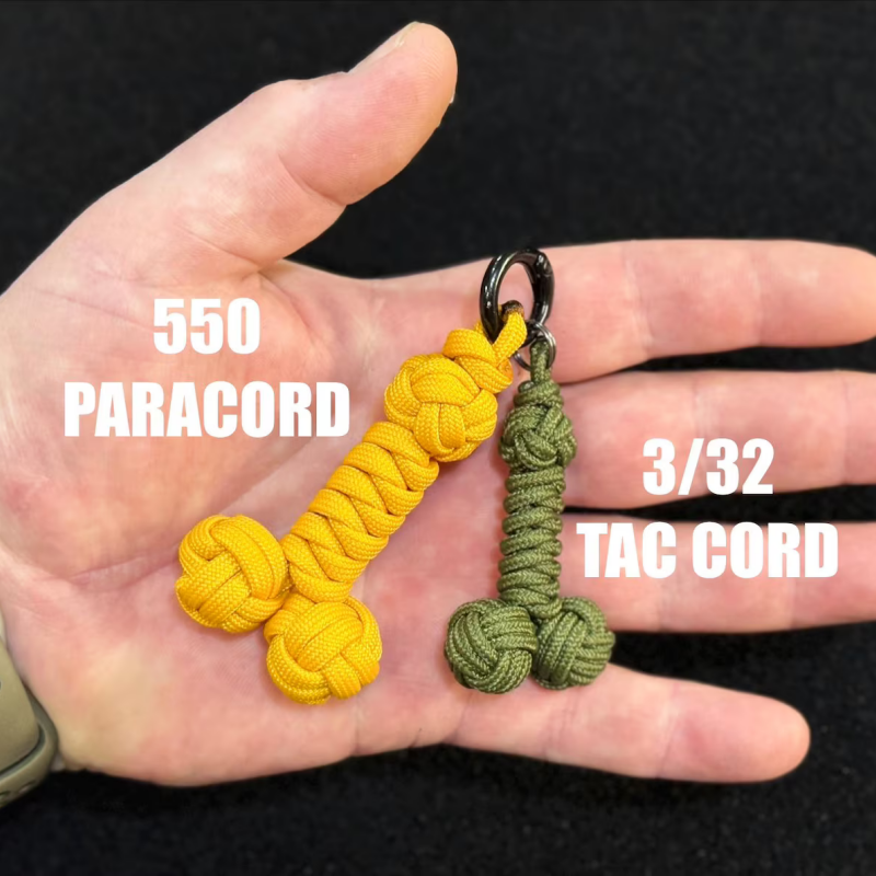 Handmade Paracord Lanyard: Tactical Survival Zipper Pull