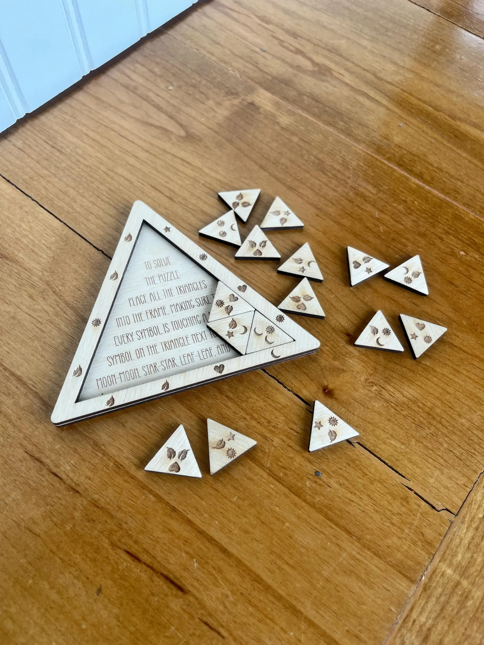 Triangle Brain Teaser Puzzle: Family Game Night IQ Test