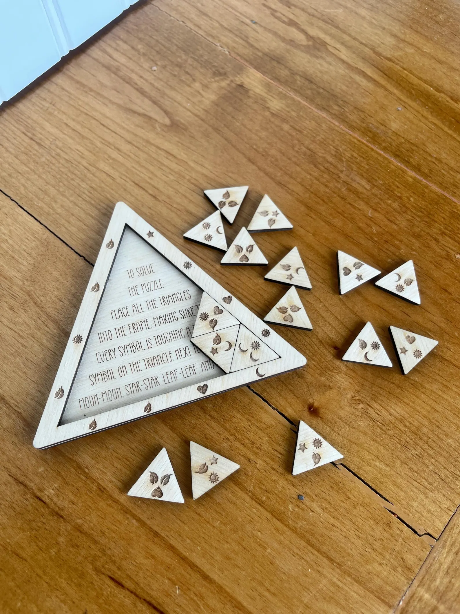 Triangle Brain Teaser Puzzle: Family Game Night IQ Test