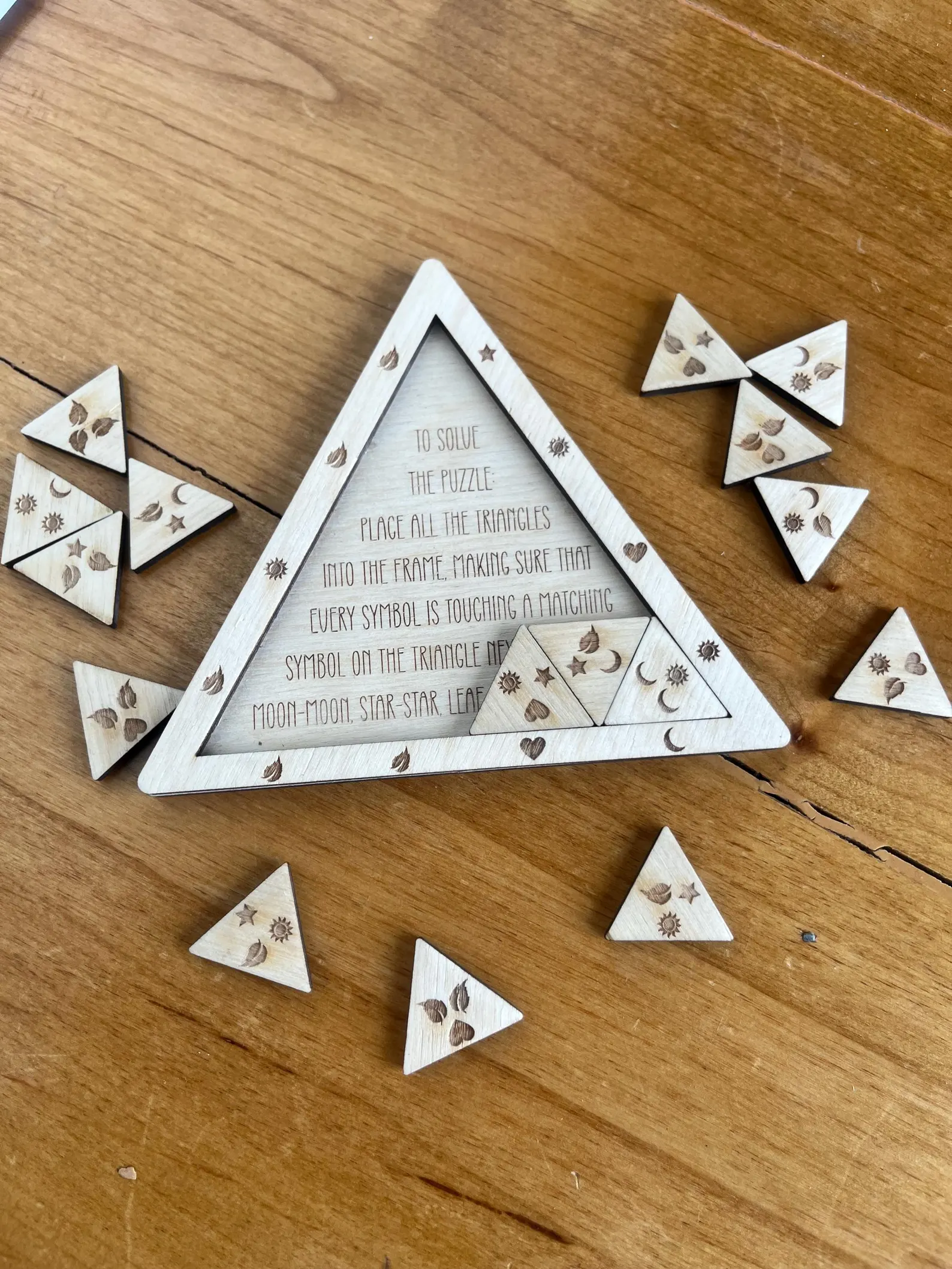 Triangle Brain Teaser Puzzle: Family Game Night IQ Test