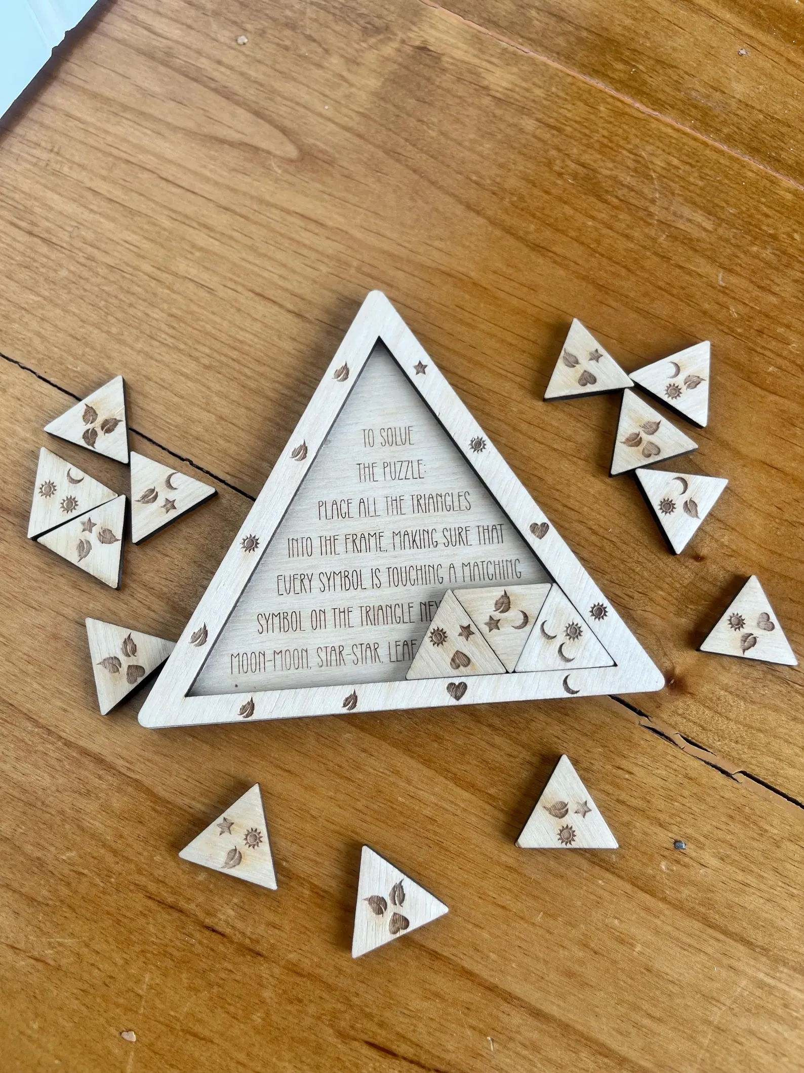 Triangle Brain Teaser Puzzle: Family Game Night IQ Test