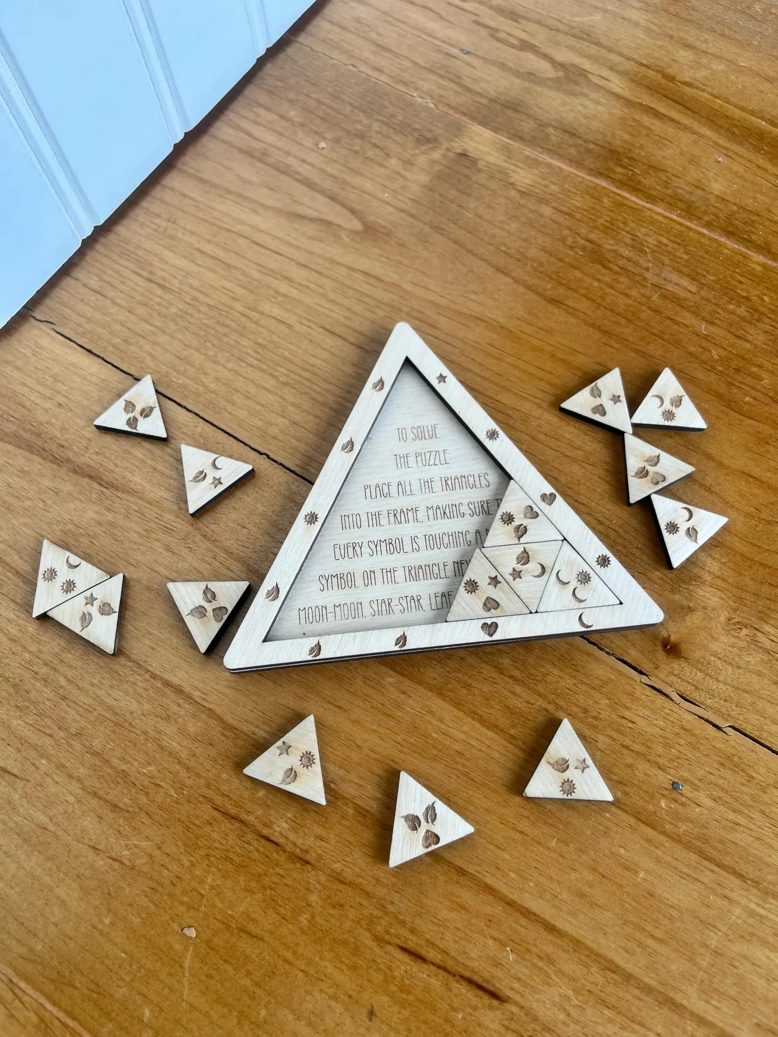 Triangle Brain Teaser Puzzle: Family Game Night IQ Test