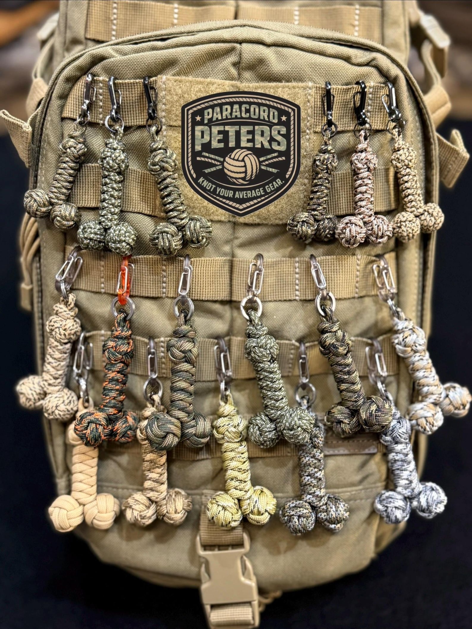 Handmade Paracord Lanyard: Tactical Survival Zipper Pull