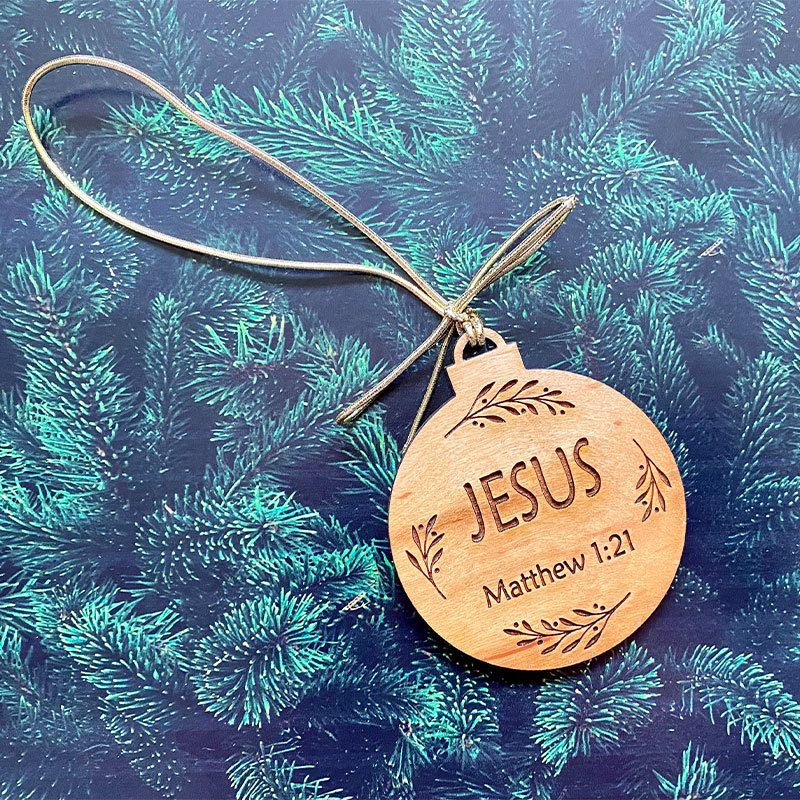 25 Names of Jesus Ornament