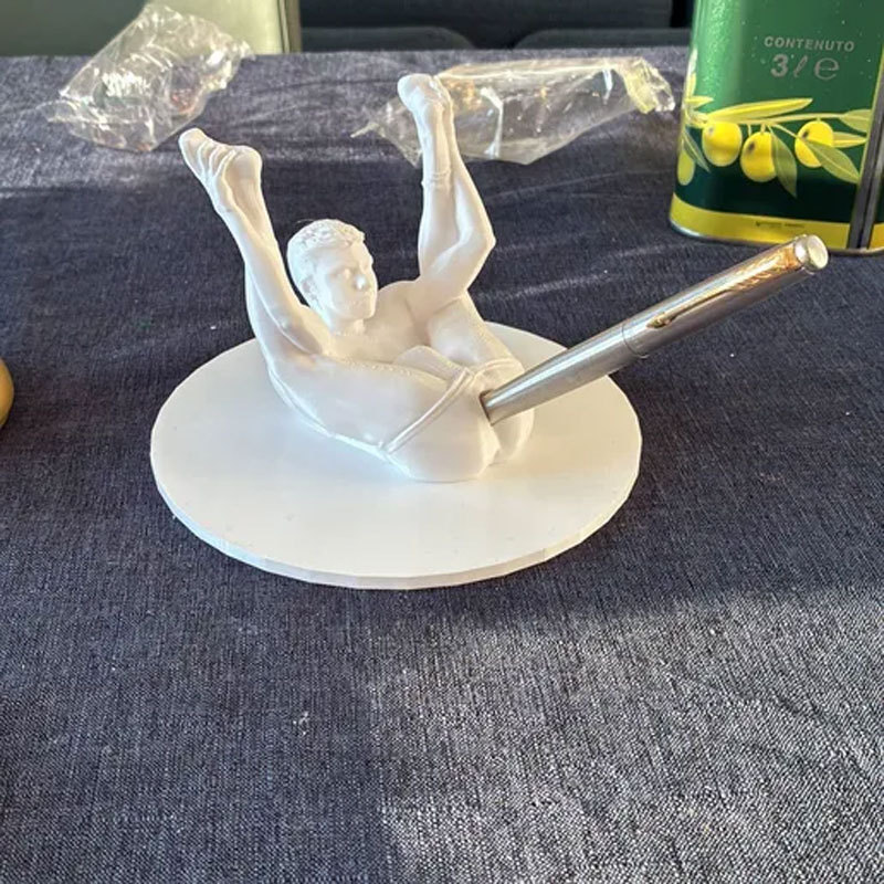 Funny Muscle Man Pen Holder