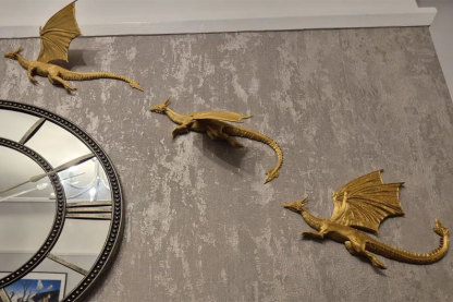 Flying Dragon Wall Decor Set