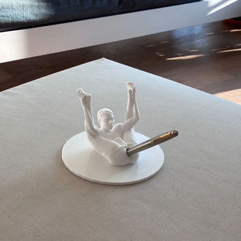 Funny Muscle Man Pen Holder