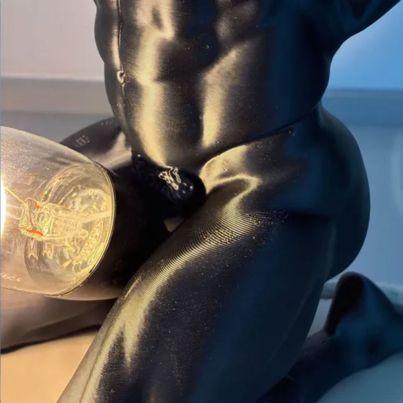 Bold Male Figure Table Lamp