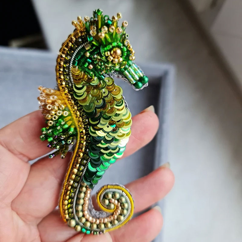 DIY Beaded Brooch Kit