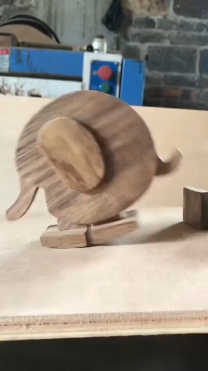 🔥Handmade Walking Wooden Animals