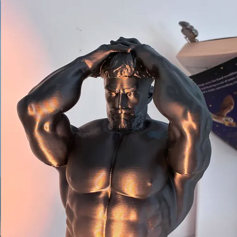 Bold Male Figure Table Lamp