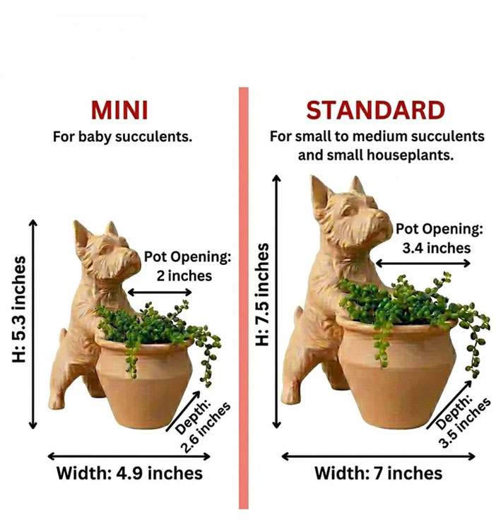 🐶🐶Westie Dog Planter Pot