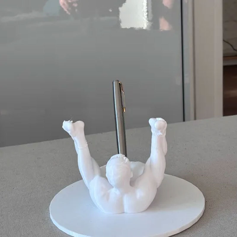 Funny Muscle Man Pen Holder